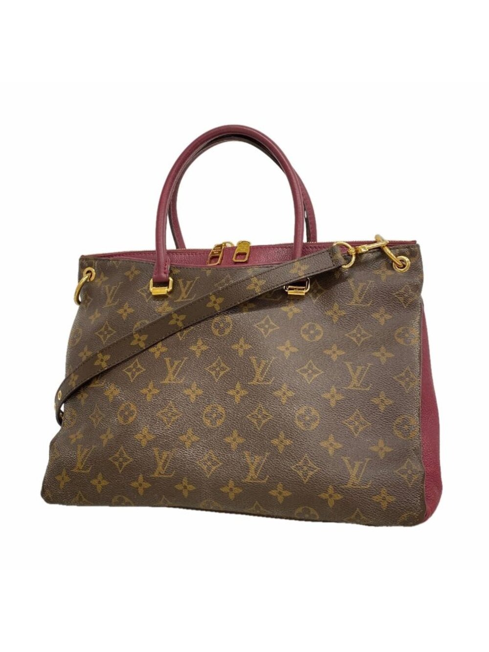 Louis Vuitton Handbag Monogram Pallas Raisin 2-Way Bag